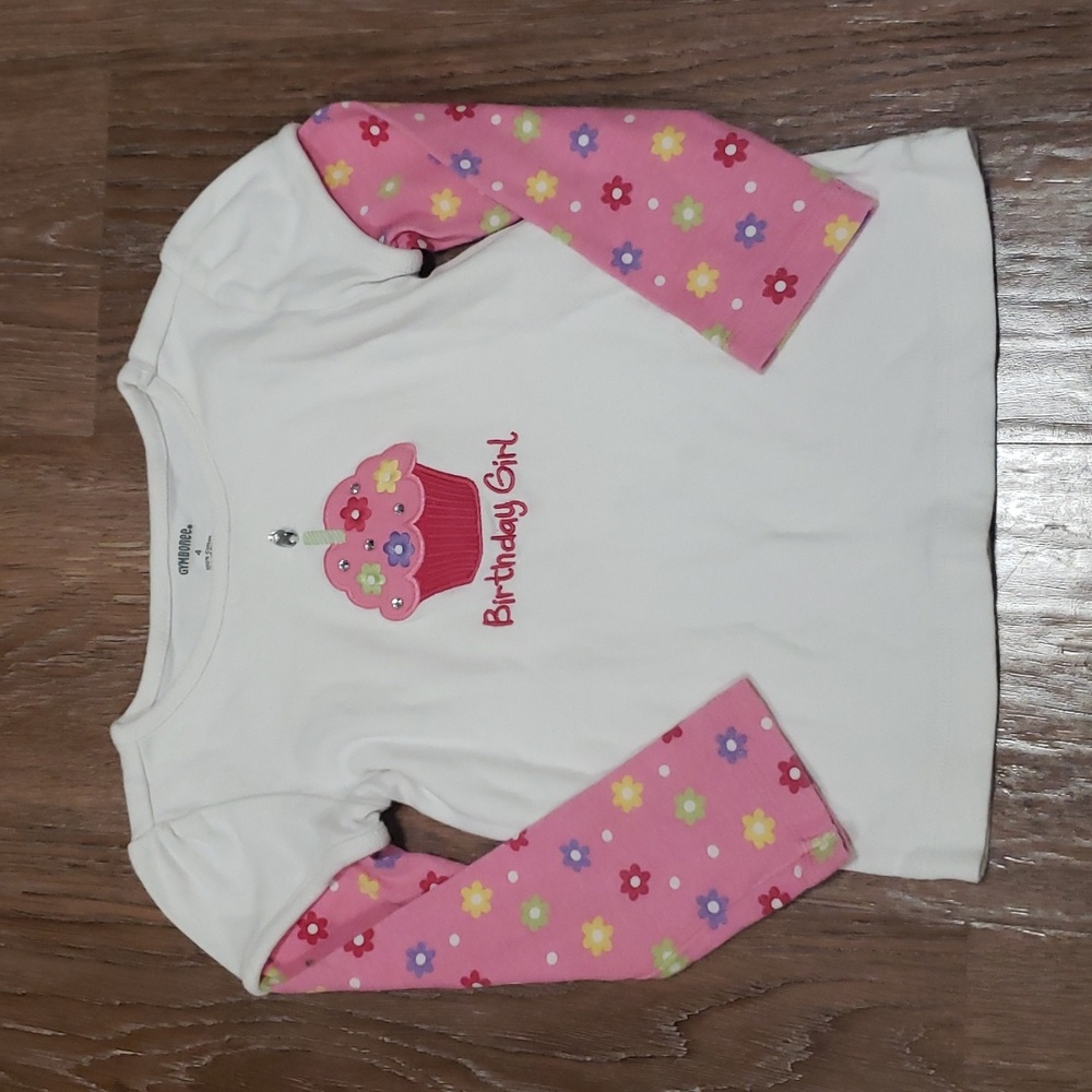 (4) Gymboree Toddler Girl's 100% Cotton Birthday Girl Top Special Occasion